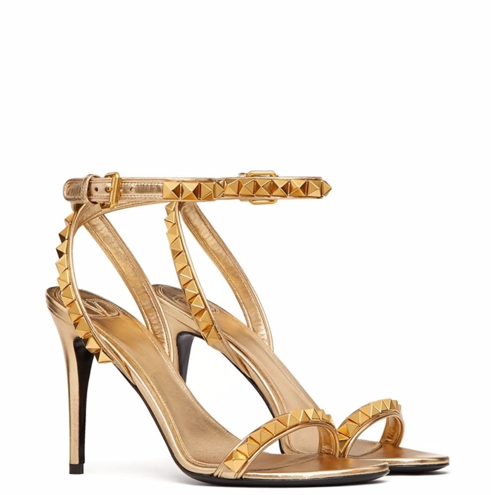 Valentino Rockstud Heel Sandals